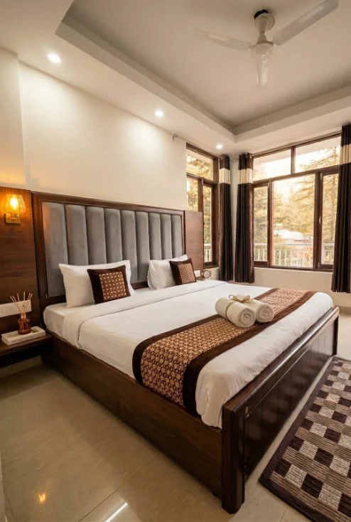 Super Deluxe Room with valley view at Hotel The Oak Valley